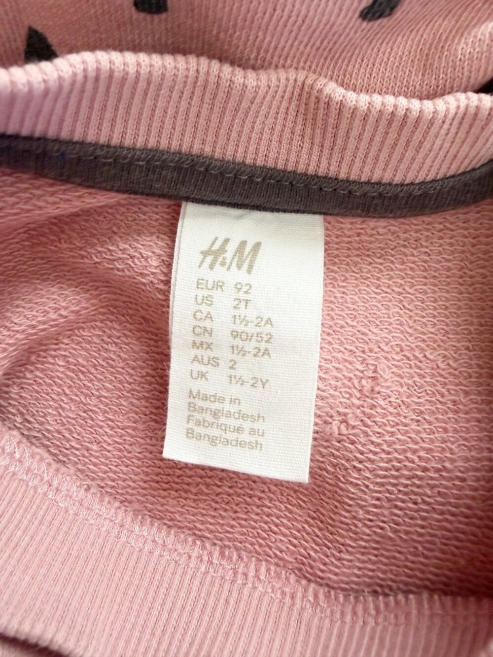 H&M Ruffled Sweatshirt • 2T - Picture 2 of 2
